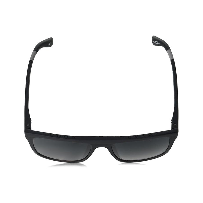 TOMS Women's Matte Black Frame Aqua Blush Gradient Lens Jett Square Sunglasses - 10020980