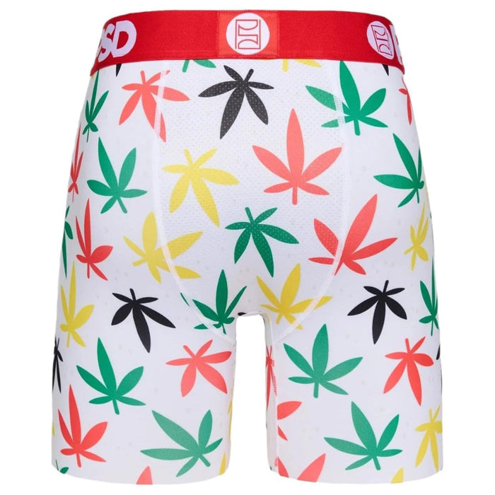 PSD Men's Multicolor Rasta Boxer Briefs Underwear - 124180034-MUL