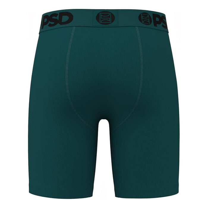PSD Men's Aqua Fade Cotton Solid Boxer Briefs Large Underwear - 425180066-AQU-L