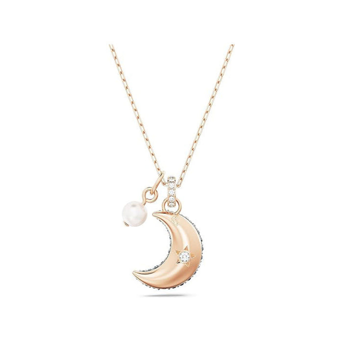 Swarovski Women's  Moon Multicolored Rose gold-tone Finished Luna pendant - 5671585