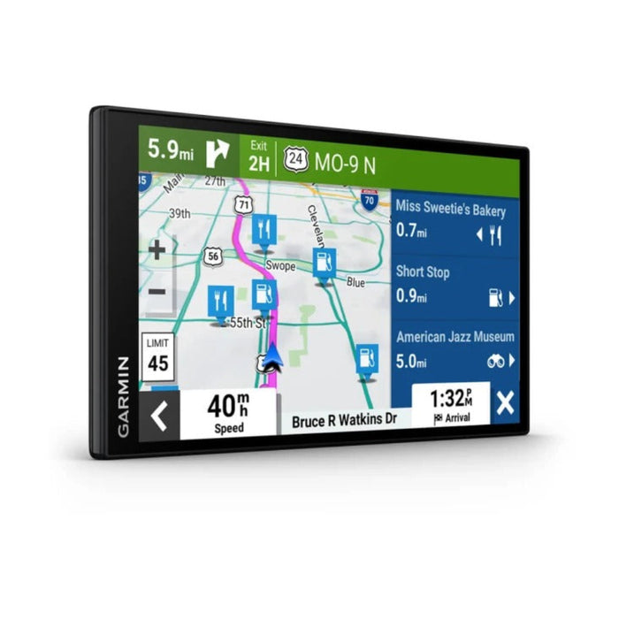 Garmin DriveSmart 76 Unisex Black Bright Crisp High-Resolution Maps And Garmin Voice Assist 7-Inch Car GPS Navigator - 010-02470-00