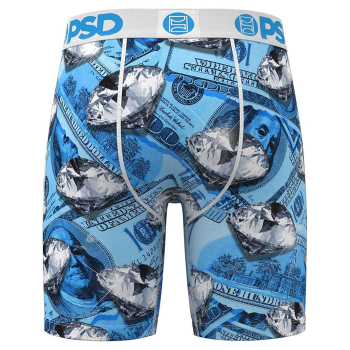 PSD Men's Multicolor Blue Fortune Boxer Briefs Small Underwear - 425180029-MUL-S