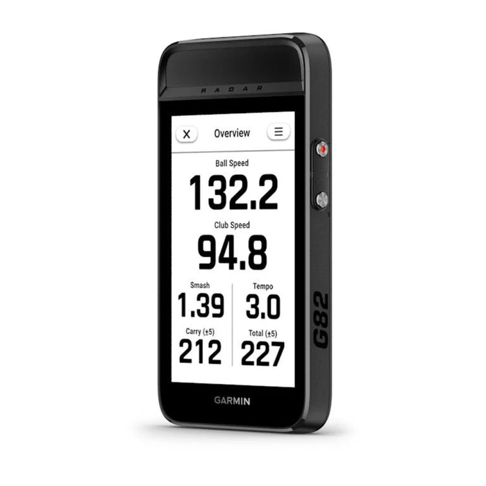 Garmin Unisex Black Large Color Touchscreen Premium GPS Handheld Approach® G82 Portable Golf Launch Monitor - 010-02943-00