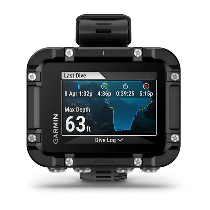 Garmin Descent™ X30 Unisex Black Surface GPS Button Controls Vibrant 2.4-inch Color Display Up To 30 Hours Of Battery Life Rugged Dive Computer - 010-03892-00