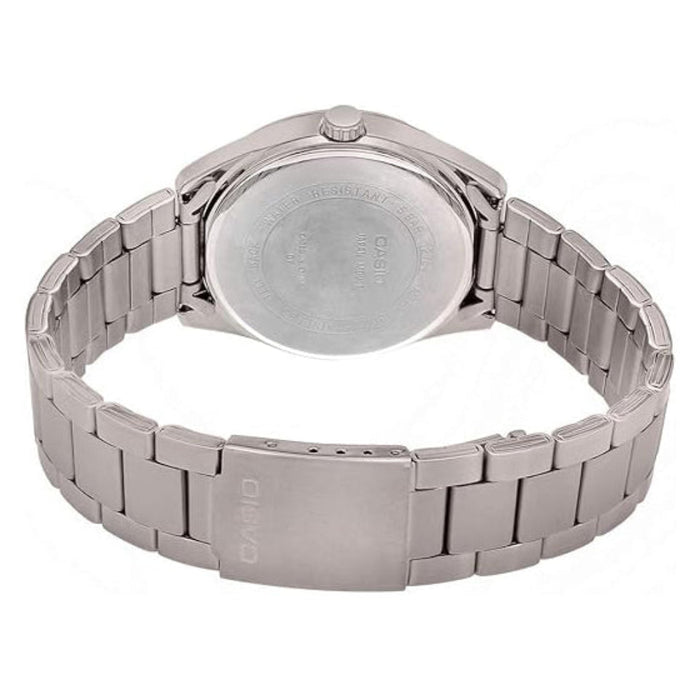 Casio Men's Silver Dial Silver Stainless Steel Band Analog Quartz Watch - MTP-1302D-7A2VDF