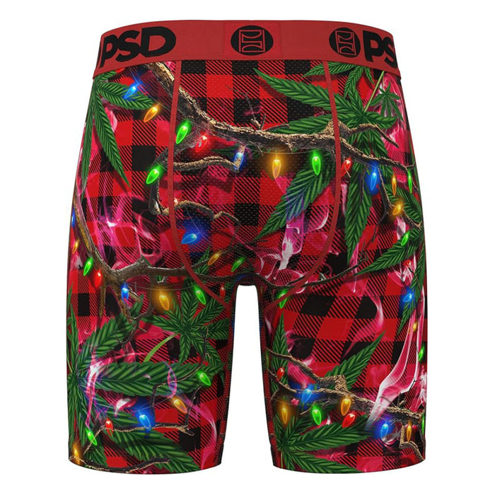 PSD Men's Multicolor Christmas Chronic Boxer Briefs Medium Underwear - 424180073-MUL-M