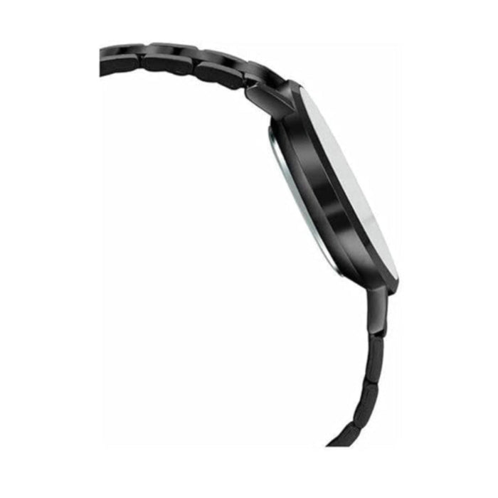 Casio Men's Blue Dial Black IP Stainless Steel Band Analog Japan Quartz Watch - MTP-VT01B-2BUDF