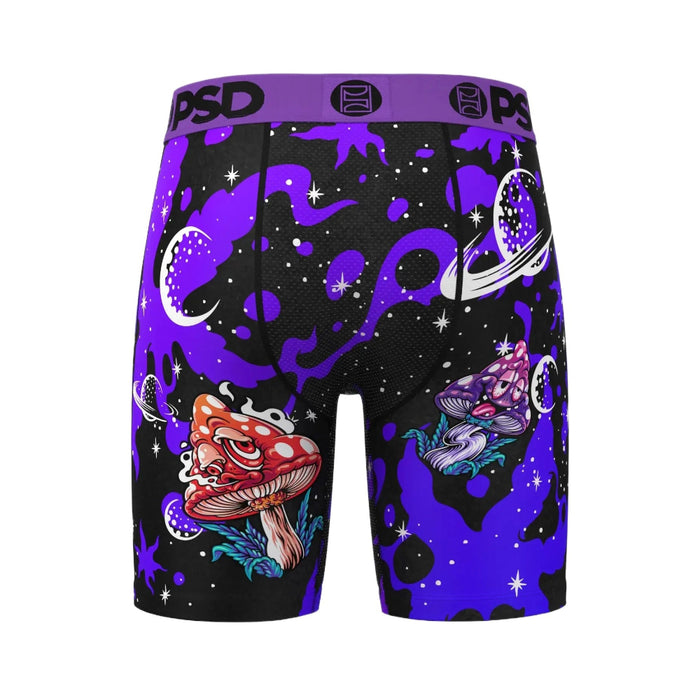 PSD Men's Multicolor Spaced Shrooms Boxer Briefs Extra Large Underwear - 424180090-MUL-XL