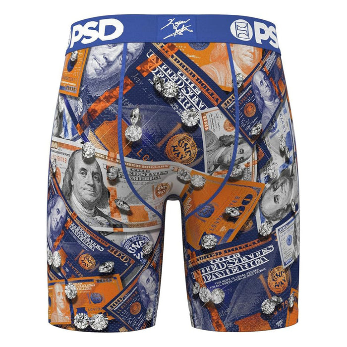 PSD Men's Multicolor Cement Money Boxer Brief Extra Large Underwear - 424180216-MUL-XL
