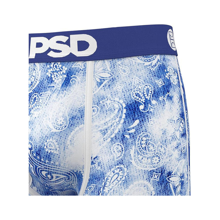 PSD Men's Multicolor Bandana Blues Modal Boxer Briefs Small Underwear - 224180100-MUL-S