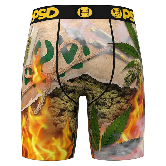 PSD Men's Multicolor Burn Em Up Boxer Briefs Large Underwear - 125180100-MUL-L