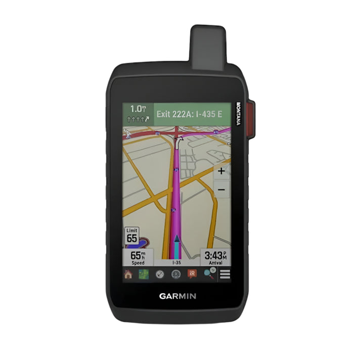 Garmin Montana® 760i Unisex Black Rugged GPS Handheld Navigator With Built-in InReach® Technology For SOS And 2-way Texts In Remote Areas 5” Touchscreen 8MP Camera Satellite Imagery And Maps For Road Or Trails - 010-02964-10