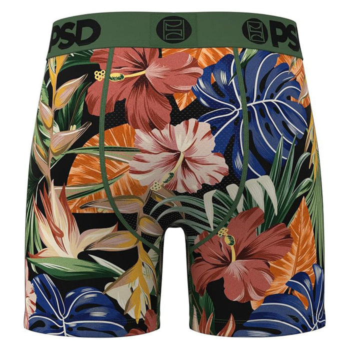 PSD Men's Multicolor Midnight Lush Mid Length Boxer Briefs Extra Large Underwear - 425180132-MUL-XL