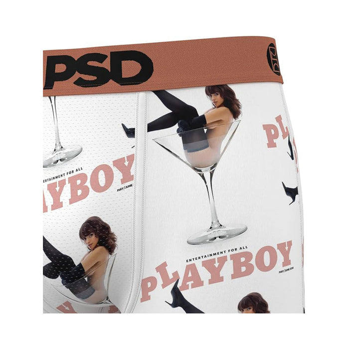 PSD Men's Multicolor Playboy Martini Boxer Briefs Extra Large Underwear - 224180005-MUL-XL