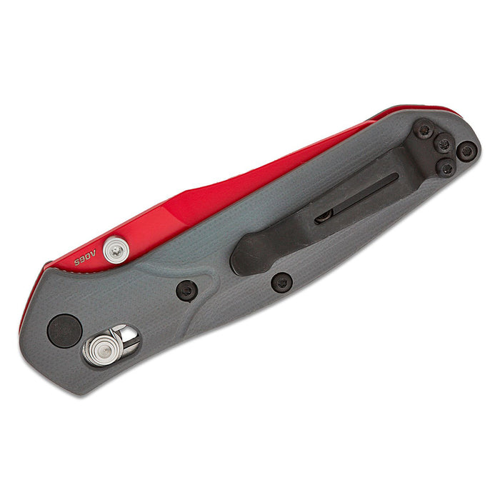 Benchmade Red SHOT Show 2024 Exclusive Mini Osborne Folding Knife - BM-945RD-2401