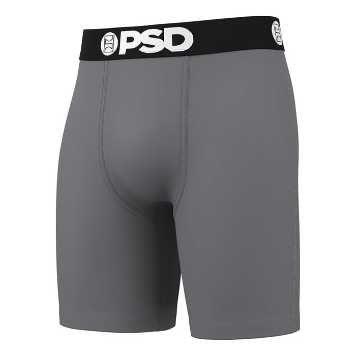 PSD Men's Red Grey Black Cotton 3-Pack Boxer Briefs Large Underwear - 322180161-MUL-L