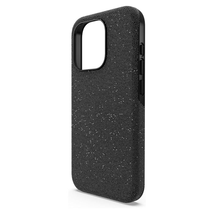 Swarovski Part of the High Collection Unisex Black Crystals High Smartphone Apple iPhone 15 Pro Case - 5680860