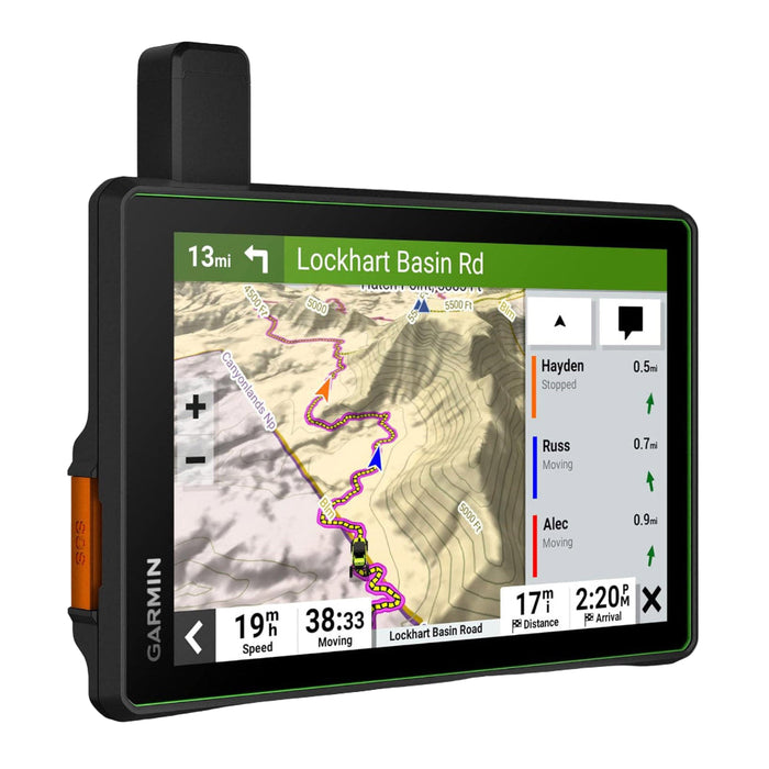 Garmin Tread SxS Unisex Black Ulltrabright Display Preloaded Topography Group Ride Radio inReach Technology GPS Navigator - 010-02507-00