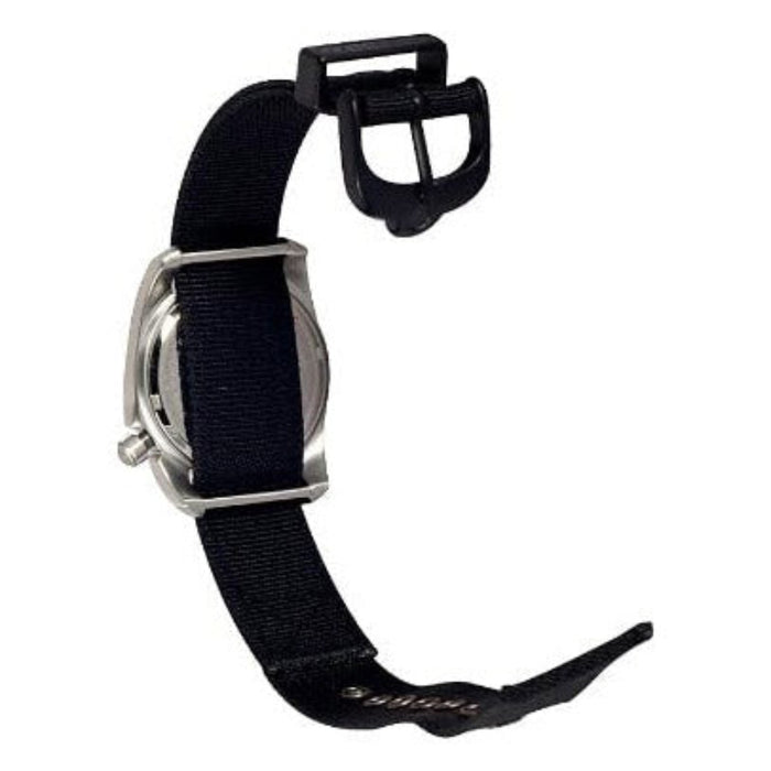 Bertucci A-1S Men's Watch - Stainless - Black Nylon Strap - Black Dial - 10004