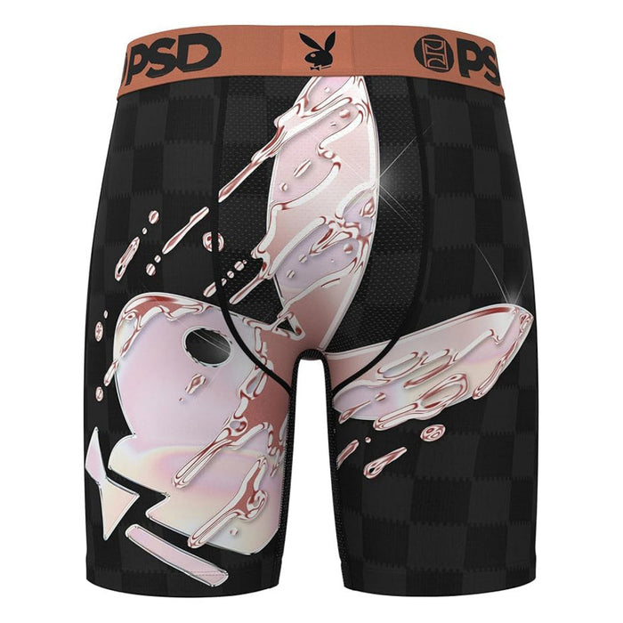 PSD Men's Multicolor Playboy Rose Drippin Boxer Briefs Extra Large Underwear - 424180001-MUL-XL