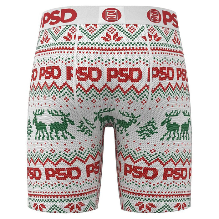 PSD Men's Multicolor Fair Isle Boxer Briefs XX-Large Underwear - 425180090-MUL-XXL