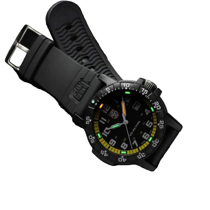 Luminox Unisex Black Dial Rubber Band Analog Quartz Watch - XS.0325