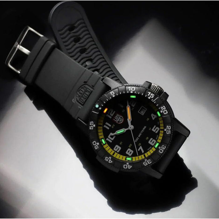 Luminox Unisex Black Dial Rubber Band Analog Quartz Watch - XS.0325