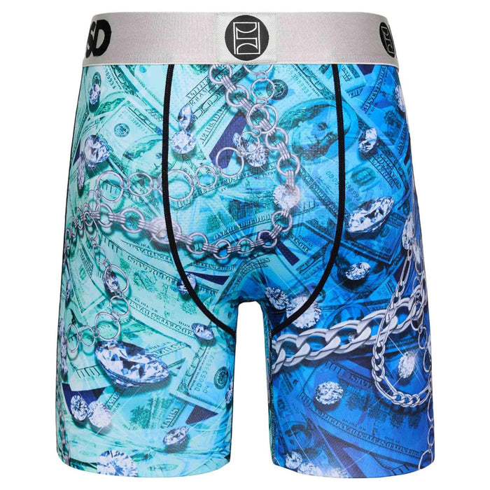 PSD Men's Multicolor Icey Small Boxer Briefs Underwear - 12418008-MUL-S
