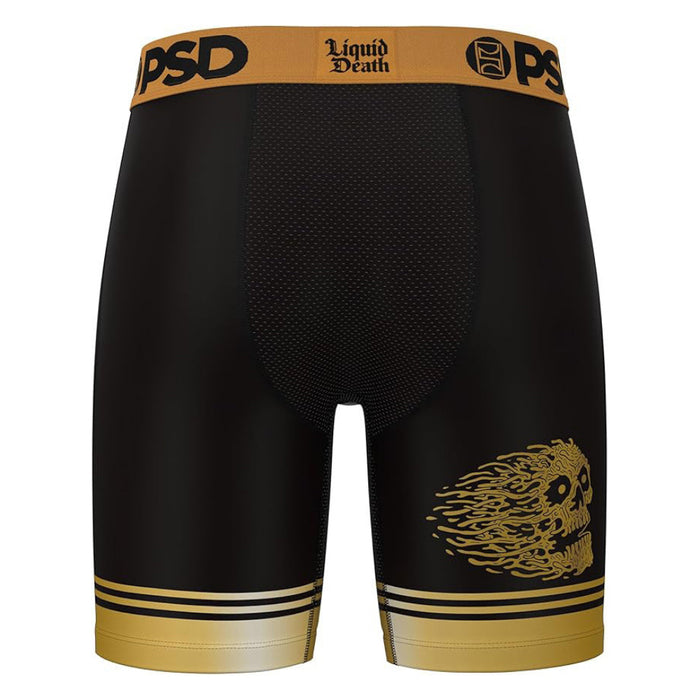PSD Men's Multicolor Liquid Death Blk Boxer Brief Small Underwear - 224180263-MUL-S