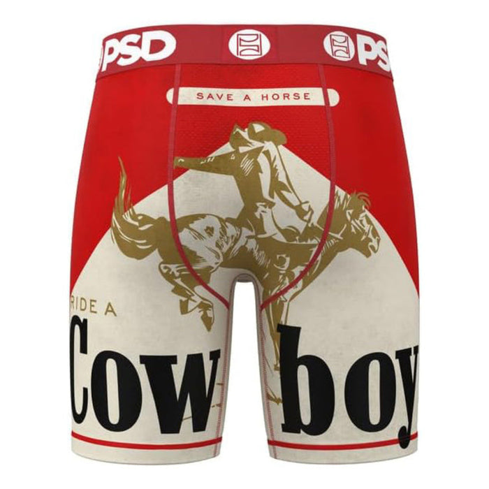 PSD Men's Multicolor Ride A Cowboy Boxer Briefs Extra Large Underwear - 225180112-MUL-XL