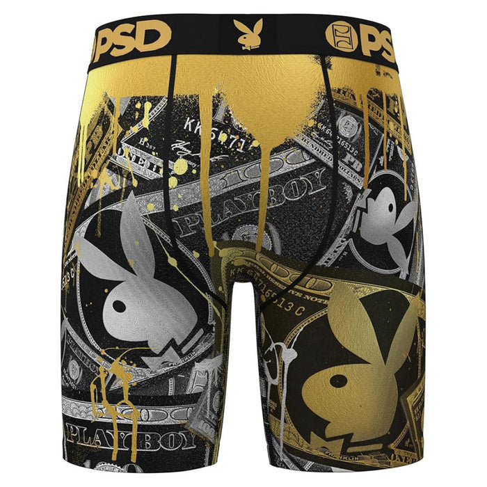 PSD Men's Multicolor Playboy Money Boxer Briefs Small Underwear - 324180007-MUL-S