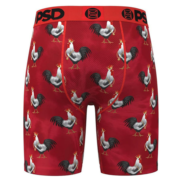PSD Men's Multicolor Cocky Af Red Boxer Briefs Small Underwear - 324180126-MUL-S