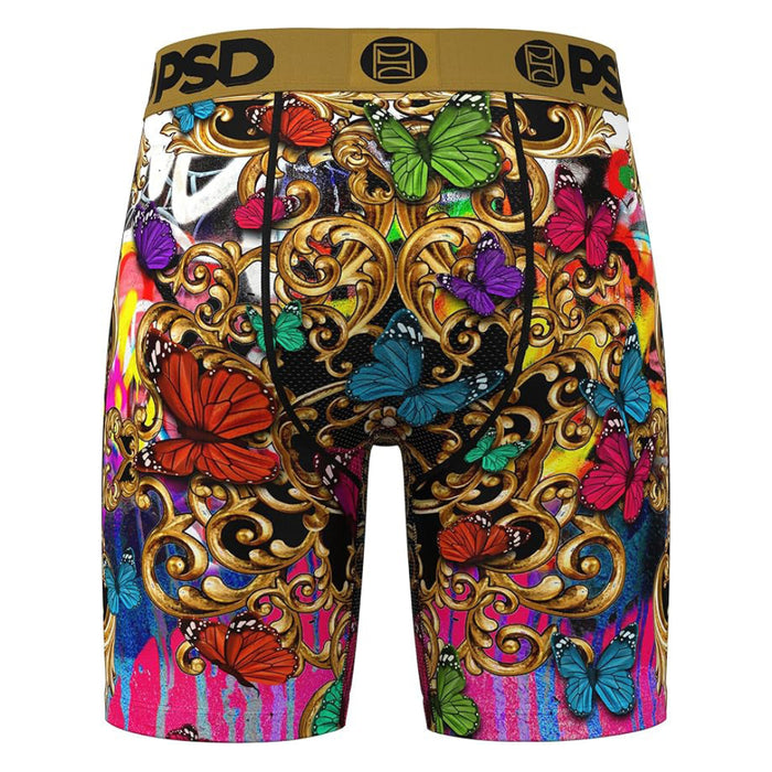 PSD Men's Multicolor Surreal Fly Boxer Briefs Medium Underwear - 324180075-MUL-M