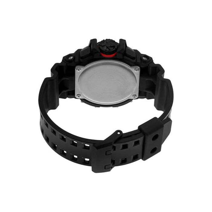 Casio Men's Black Dial Multicolor Resin Band Analog-Digital G-Shock Quartz Watch - GA-400-1BDR