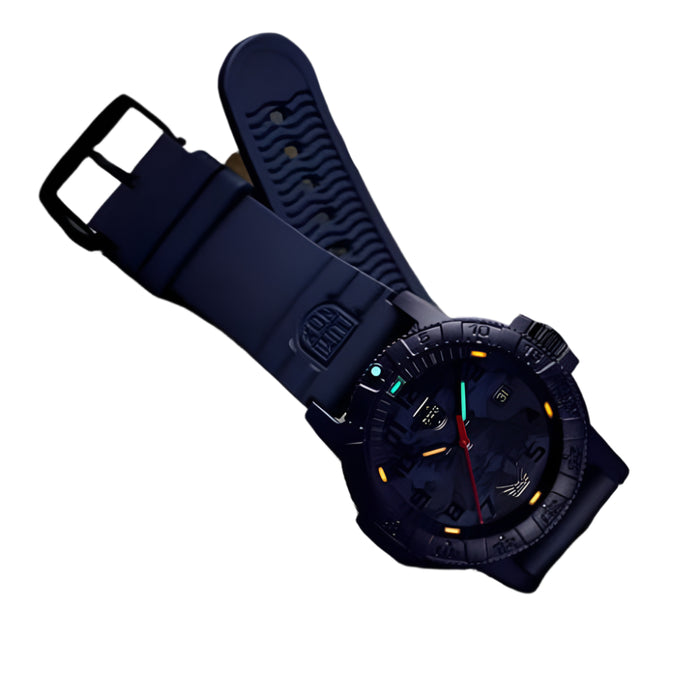 Luminox Men's Blue Dial Blue Rubber Band Swiss Quartz Watch - XS.0323.VOL-A