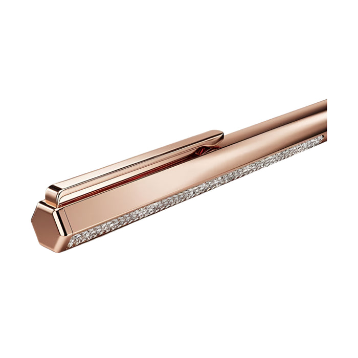 Swarovski Black Ink in Rose Gold-Tone Finish with Clear Crystals Shimmer Ballpoint Pen - 5678182