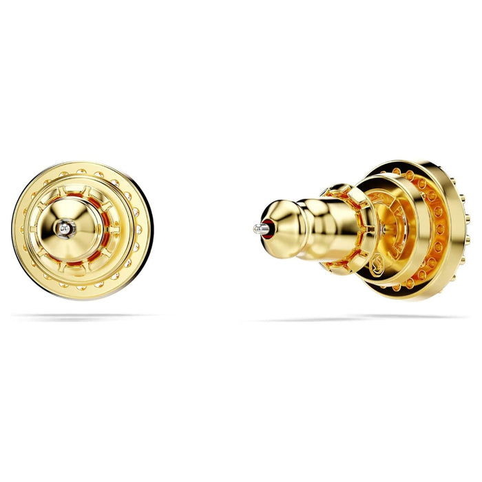 SWAROVSKI Women's Gold-Tone Finished Round Cut Una Stud Earrings - 5686637