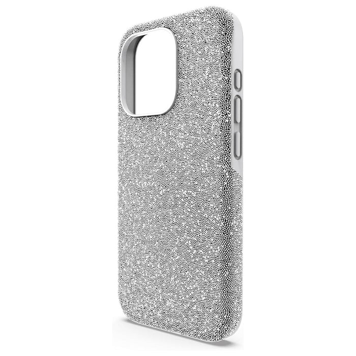 Swarovski Part of the High Collection Unisex Silver-Tone Crystals High Smartphone Apple iPhone 15 Pro Case - 5680864