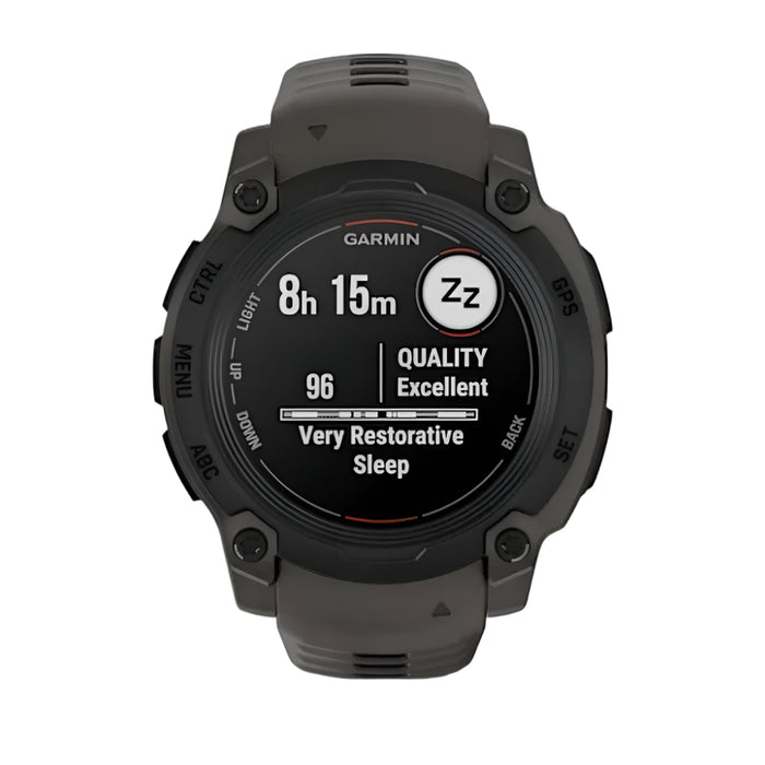 Garmin Instinct® E 40 MM Unisex Charcoal 24/7 Health Monitoring Wrist-Based Heart Rate Up To 16 Days Of Battery Life Rugged Outdoor GPS Smartwatch - 010-02932-00