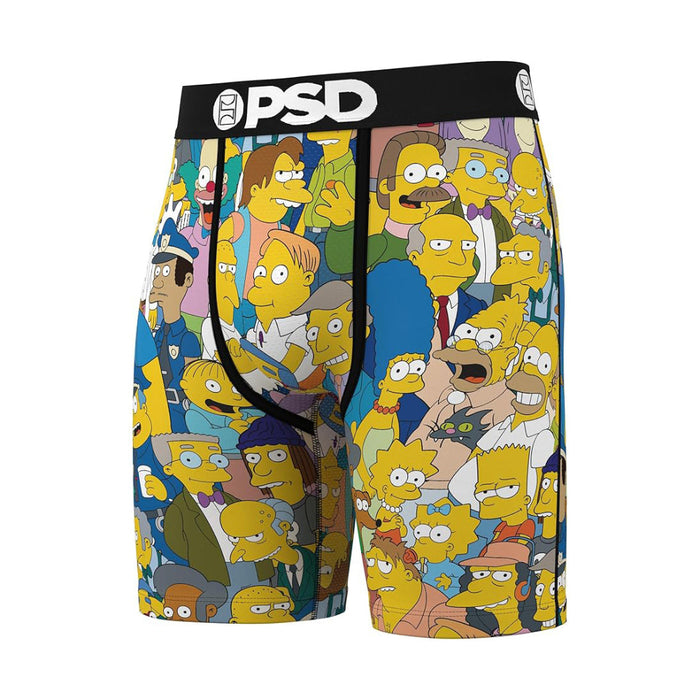 PSD Men's Multicolor Simpsons 3-Pack Boxer Briefs Small Underwear (Knit) - 324180189-MUL-S