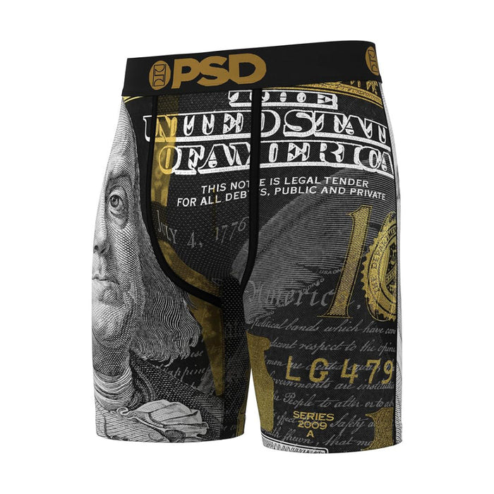 PSD Men's Multicolor Make Bank 3-Pack Boxer Briefs Small Underwear - 324180116-MUL-S