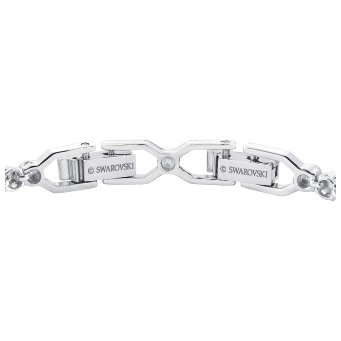 Swarovski Women's Brilliant Clear Crystals With Rhodium Plating Emily Collection Bracelet - 1808960