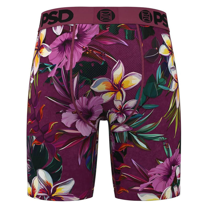 PSD Men's Multicolor Plumeria Boxer Briefs XX-Large Underwear - 425180042-MUL-XXL