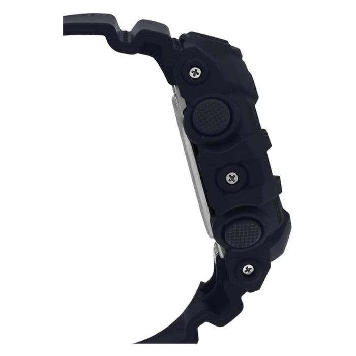 Casio Men's Black Dial Black Resin Band Analog-Digital G-Shock Quartz Watch - GA-700-1BDR