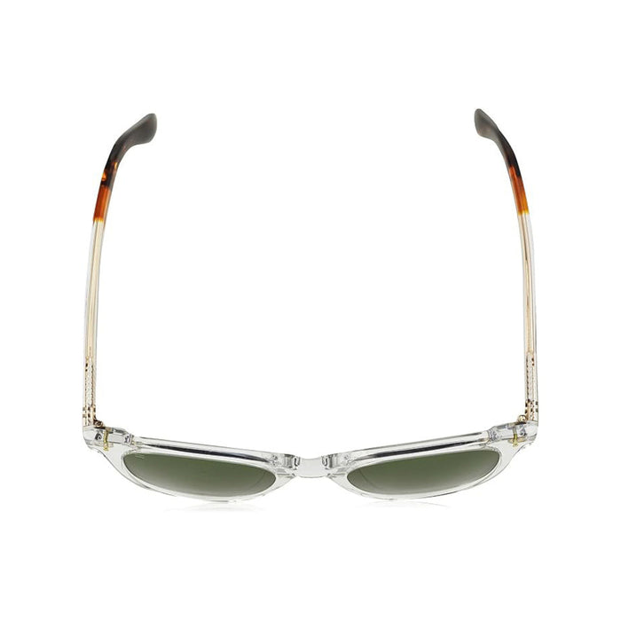 TOMS Women's Vintage Crystal Frame Bottle Green Lens Round Sunglasses - 10020005