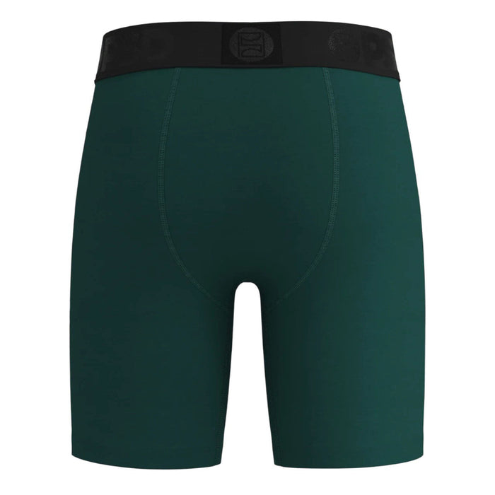 PSD Men's Deep Green Solid Luxe Modal Boxer Briefs Medium Underwear - 325180099-GRN-M