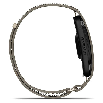 Garmin French Gray Unisex CIRQA™ No Subscription S-M Screenless Health & Fitness Tracker Smart Band - 010-04675-11