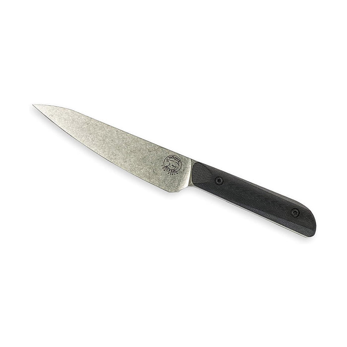White River	Black Lianmar Utility G10 Handle Silver Knives Plain Alloy Steel Blade Knife - WRLMU-GBL