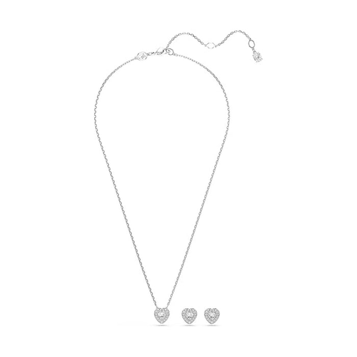 Swarovski Women's Clear Crystals Rhodium Finish Stilla Ariana Grande Angelic Jewelry Set - 5720849