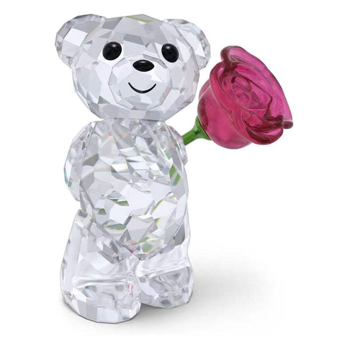 Swarovski Clear Crystal Kris Bear A Rose with Love for Home Decor - 5691390